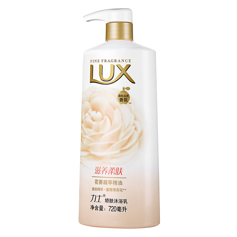 力士（LUX） 嬌膚沐浴露滋養柔膚720ml_http://www.nebao.cn/img/sp/426/d887bf67-fb1c-4672-8a98-3ad3b0ffb9af.jpg