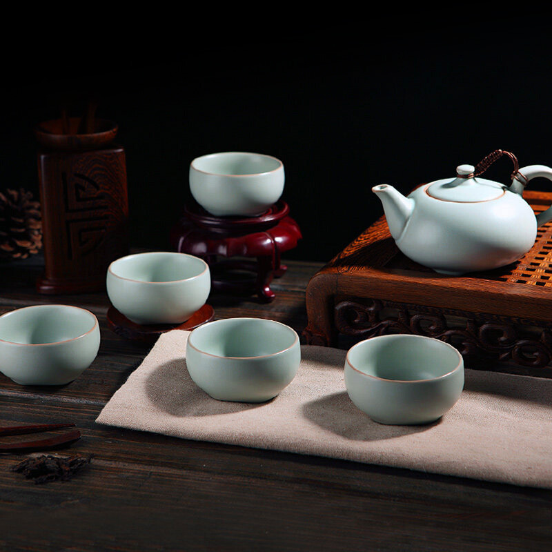 東道汝窯 功夫茶具套裝 喜樂壺杯組/一壺五杯（天青色）_http://www.nebao.cn/img/sp/437/007d13e0-ab1c-46a4-ba10-09b6fdb53539.jpg