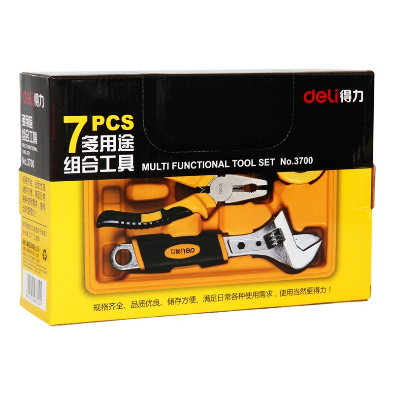 得力（deli） 3700 多功能組合家用工具箱/工具套裝 7件套_http://www.nebao.cn/img/sp/451/613444ed-70ea-4385-a762-bbf3e5ebff5d.jpg