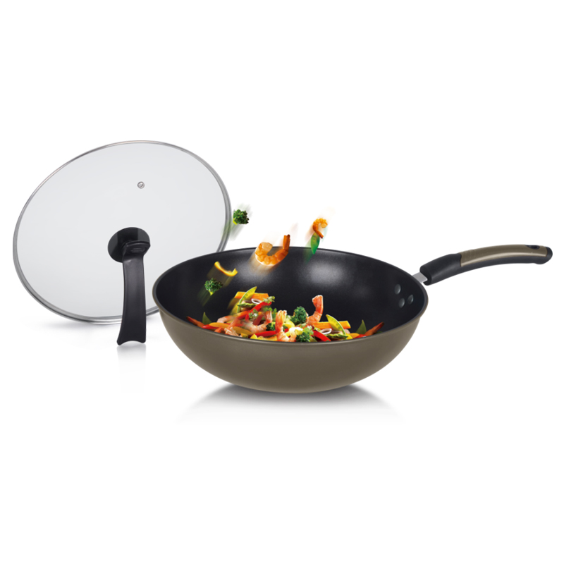 聯創（Lianc） DF-CP0031M 都市巧手炒鍋 不粘鍋 無油煙 32cm
