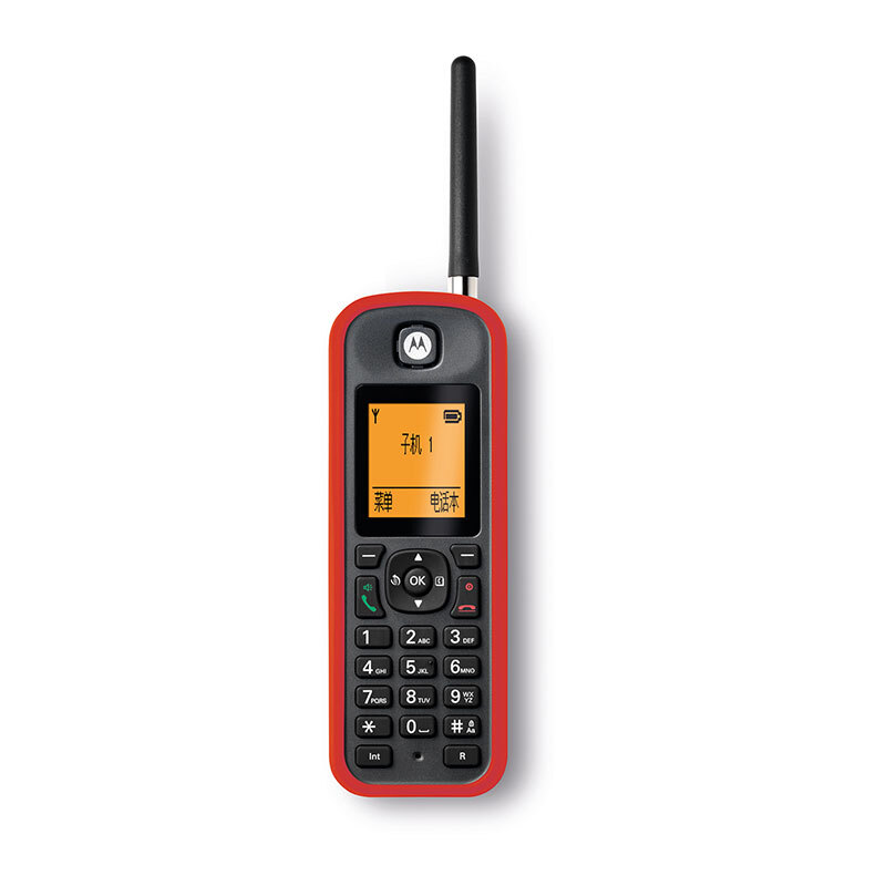 摩托羅拉（Motorola） O201C 電話機 遠距離數字無繩單機 橙色背光電話簿中英文顯示菜單可擴展 無線座機（紅色）_http://www.nebao.cn/img/sp/764/2dd28973-8c6a-4a76-94bf-17f40294ba15.jpg