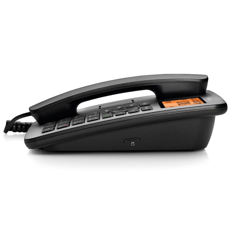 摩托羅拉（Motorola） CT111C 智能自動/手動插卡錄音電話機座機商務(wù)客服電話呼叫中心家用辦公固定座機 （黑色）_http://www.nebao.cn/img/sp/766/622c1bd9-1290-4ee7-90f1-7838330dc49a.jpg