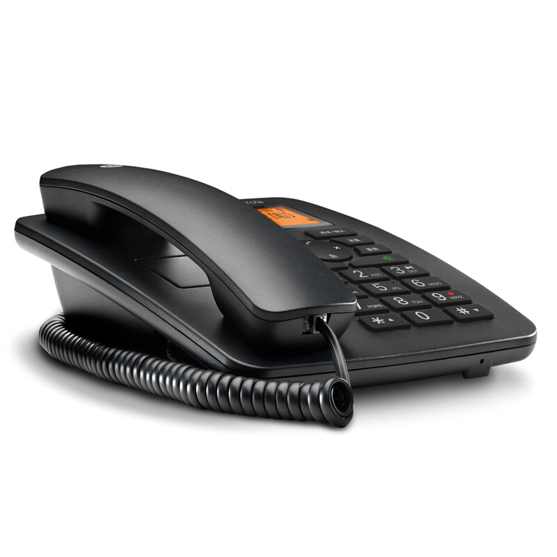摩托羅拉（Motorola） CT111C 智能自動/手動插卡錄音電話機座機商務(wù)客服電話呼叫中心家用辦公固定座機 （黑色）_http://www.nebao.cn/img/sp/766/7590b632-3ef1-42fb-a6b1-71fd133694d9.jpg