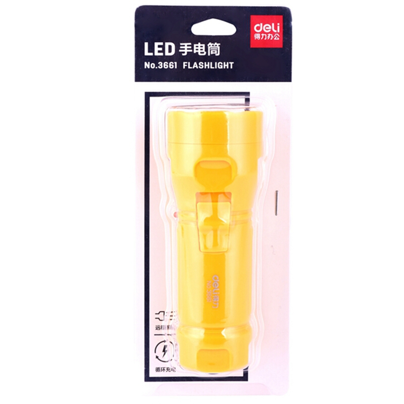 得力（deli） 3661 LED充電式手電筒(混)(只) 300mAh_http://www.nebao.cn/img/sp/768/d006a880-6714-4a44-b289-953fd22f72aa.jpg