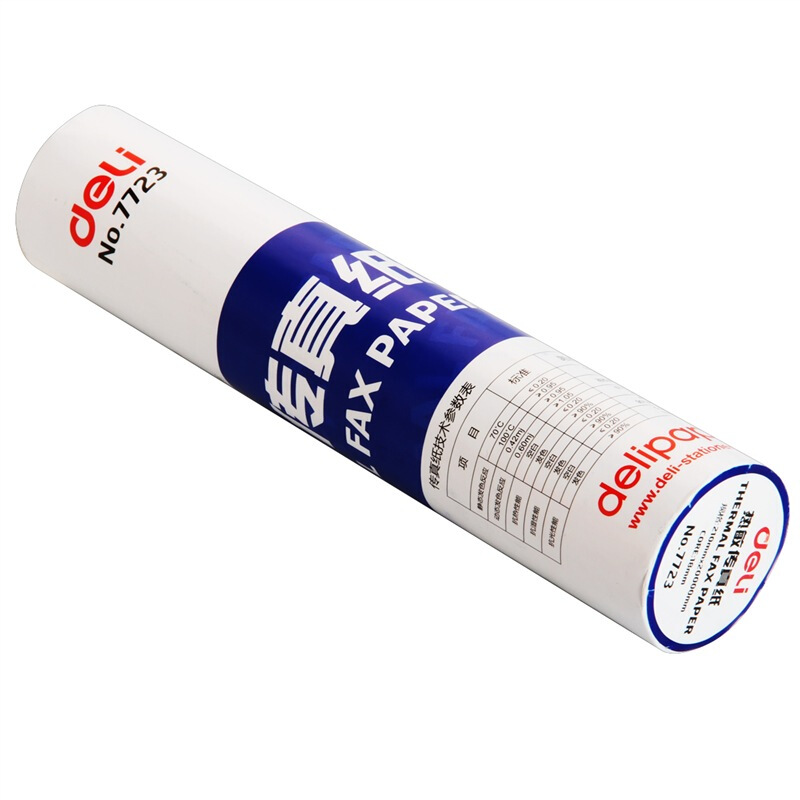得力（deli） 7723 熱敏傳真紙(白)210mm*19m(卷)24卷裝_http://www.nebao.cn/img/sp/82/77d4f912-2645-4401-828f-78555a4ea7cf.jpg