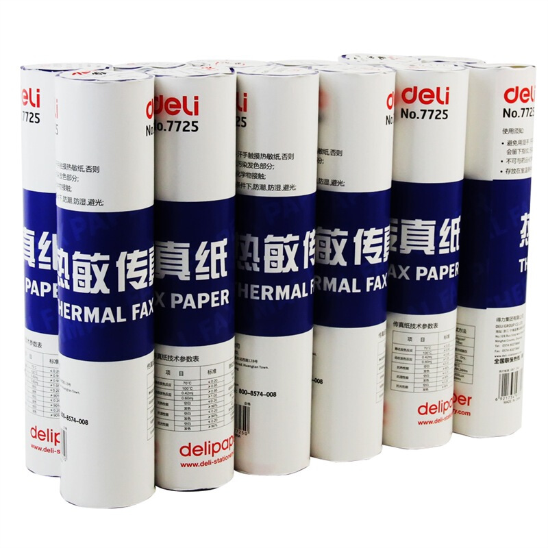 得力（deli） 7725 熱敏傳真紙(白)216mm*27.3m(卷)12卷裝_http://www.nebao.cn/img/sp/82/d73de1c4-3d7f-41ca-8017-197297b60c54.jpg