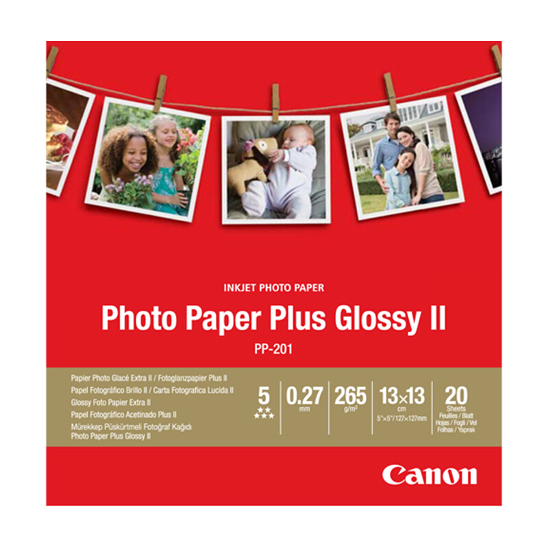 佳能（Canon） PP-201 高級光面照片紙 噴墨打印紙 (SQ 5in.20) _http://www.nebao.cn/img/sp/83/211544a1-aa61-4580-9be0-7ecc987b20fd.jpg