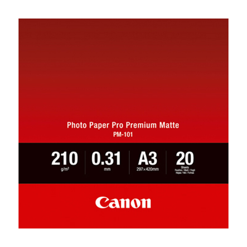 佳能（Canon） PM-101 專業無光澤照片紙/相片紙 (A3/20張) _http://www.nebao.cn/img/sp/83/3565cc9a-a3c4-4b61-a033-da76051ab793.jpg