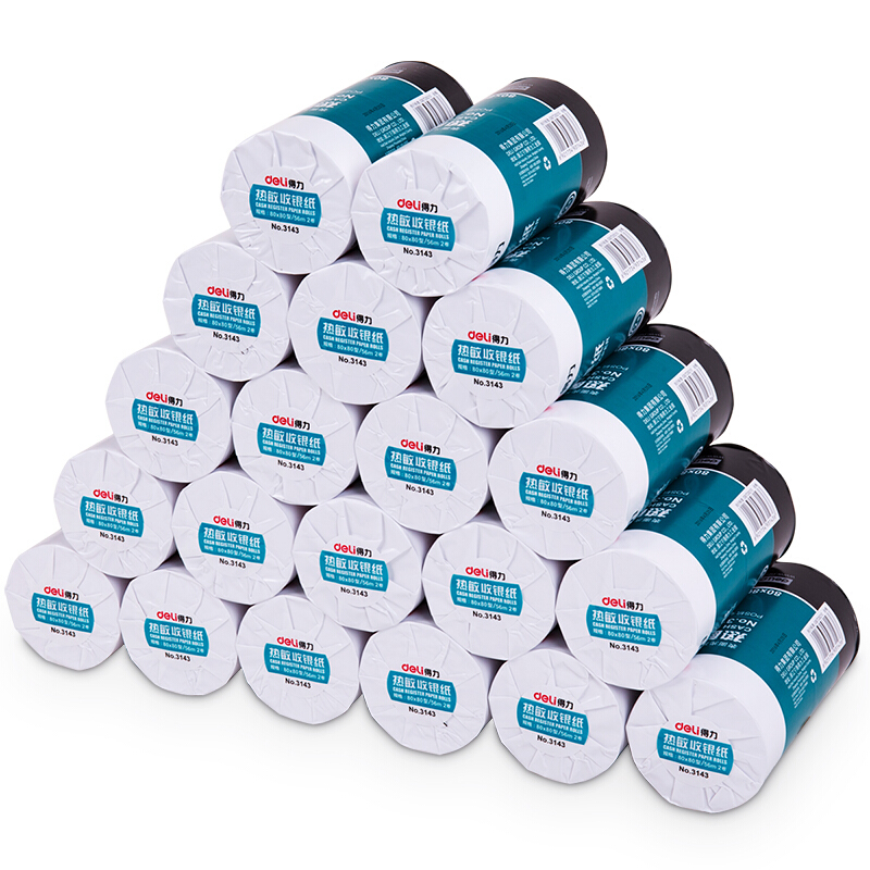 得力（deli） 3143 熱敏收銀紙80mm*80mm*56m(紅)20卷裝_http://www.nebao.cn/img/sp/83/921cf76e-b8ea-42f7-a7da-380bc0379e4c.jpg