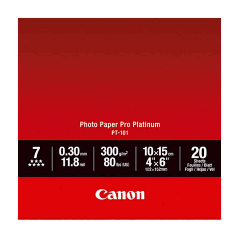 佳能（Canon） PT-101 光面噴墨打印紙 專業(yè)照片紙 (4*6/20張) _http://www.nebao.cn/img/sp/83/98a08c6a-9d7c-44de-855a-c2160b4bc145.jpg