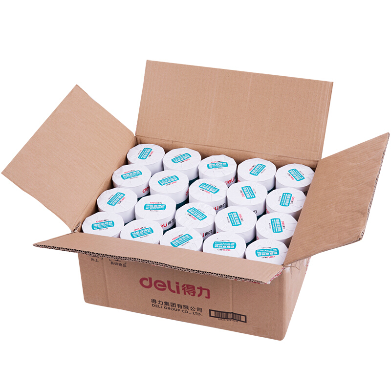 得力（deli） 3143 熱敏收銀紙80mm*80mm*56m(紅)20卷裝_http://www.nebao.cn/img/sp/83/c4da1b3e-746c-4e61-9de9-a67581c52517.jpg