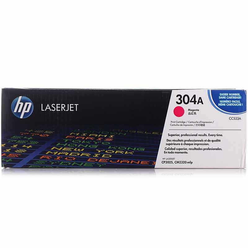 惠普（HP） CC533A 彩色打印機硒鼓 304A（紅色）