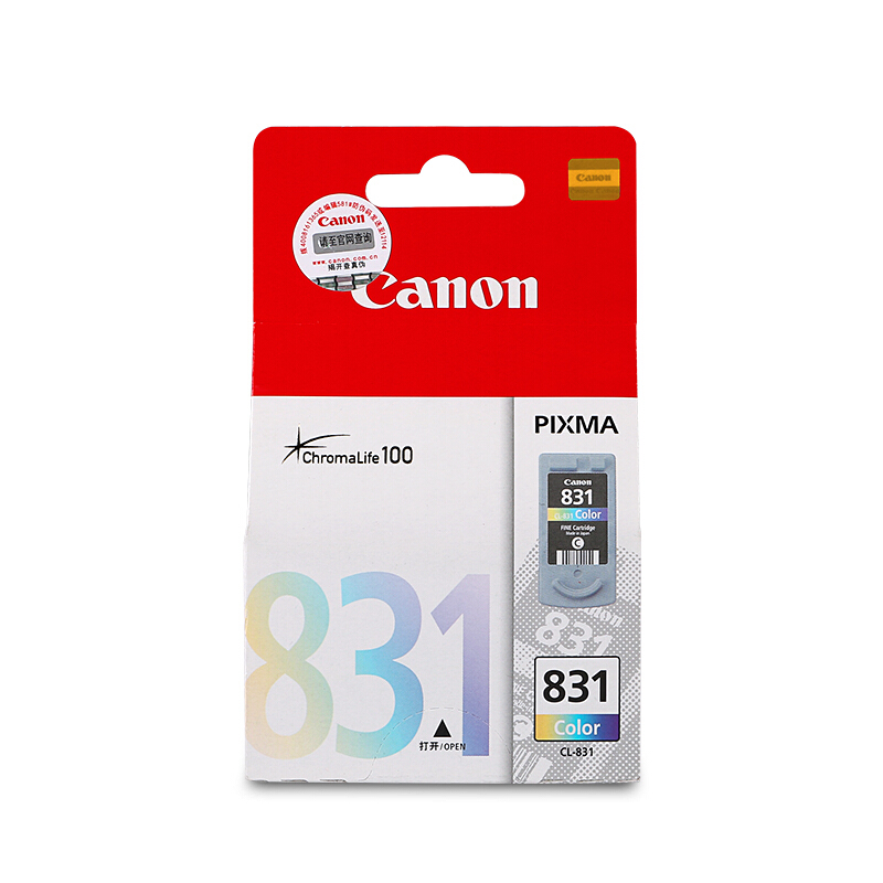 佳能（Canon） CL-831 彩色打印機墨盒（彩色標準容量）