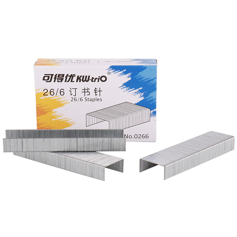 可得優（KW-triO） 常用規格多規格訂書針輕型加厚訂書釘穿透力強耐腐蝕 0266【訂2-30頁】 20盒裝_http://www.nebao.cn/newimg/C202209/1661995188646.jpg
