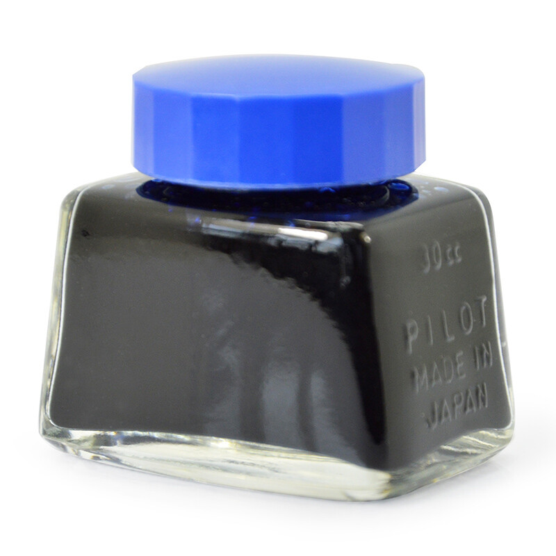 百樂（PILOT）非碳素墨水 不堵筆鋼筆墨水30ml 藍黑INK-30-BB_http://www.nebao.cn/newimg/C202209/1662541080708.jpg