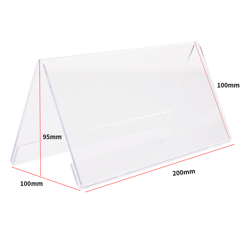 得力(deli)V型100*200mm亞克力桌牌展示牌 會議擺件 10只裝 透明50874_http://www.nebao.cn/newimg/C202212/1672389528224.jpg