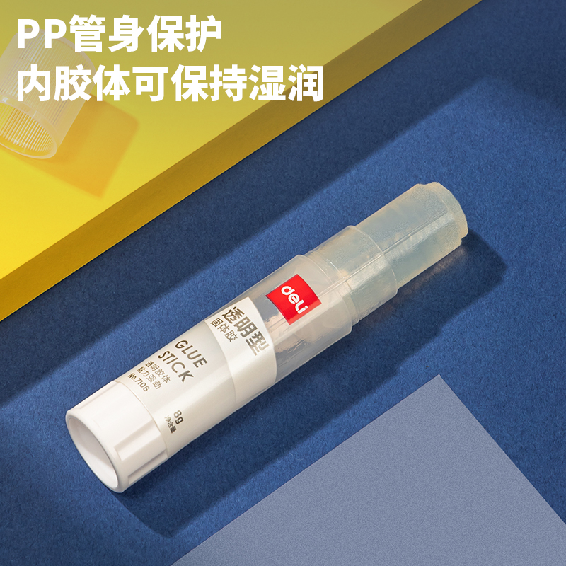 得力(deli)8g透明色ACR固體膠水24支裝 7106_http://www.nebao.cn/newimg/C202303/1679649240783.jpg