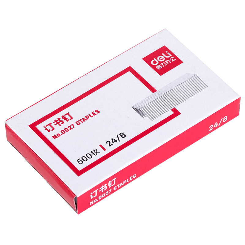 得力(deli)24/8加厚訂書釘/訂書針 500枚一盒 辦公用品 0027_http://www.nebao.cn/newimg/C202310/1697610724070.jpg
