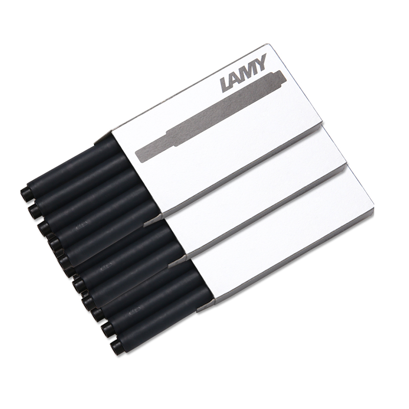 凌美（LAMY） 狩獵者/恒星鋼筆墨膽 墨囊 墨水筆一次性筆芯替換5支裝 T10 黑色_http://www.nebao.cn/newimg/C202311/1699434721664.jpg